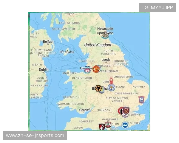 英超球队数量及地理分布统计